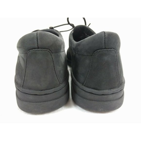 DUNHAM BLACK SUEDE LEATHER Lace Shoes Sz 8.5 AA